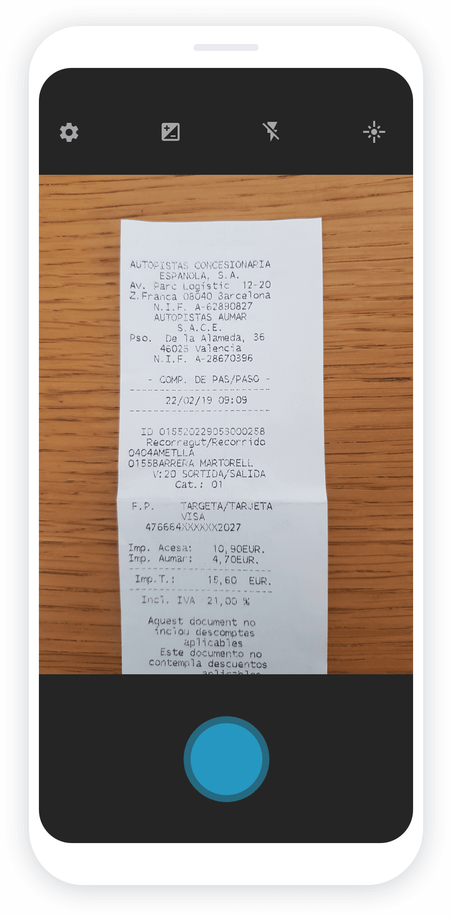 screenshot of Emburse Captio